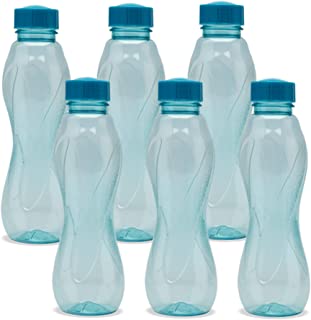 Milton Oscar 1000 Pet Water Bottle, Set of 6, 1 Litre, Blue