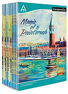 Classmate Long Notebook - 140 Pages, Single Line, 297mm x 210mm (Pack of 12)