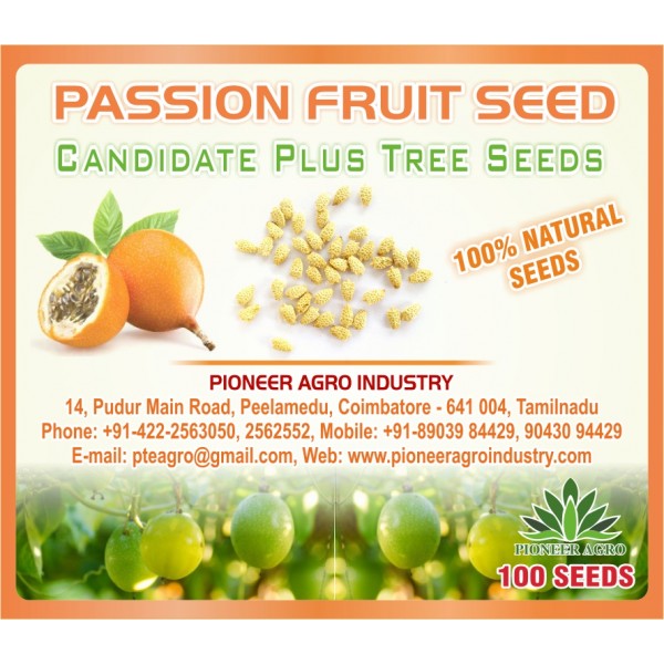 Passion Fruit Seed (100 Seeds) - கொடித்தோடை பழம் விதை