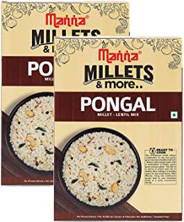 Manna Instant Millet Breakfast - Ready to Eat Pongal - 6 Servings.